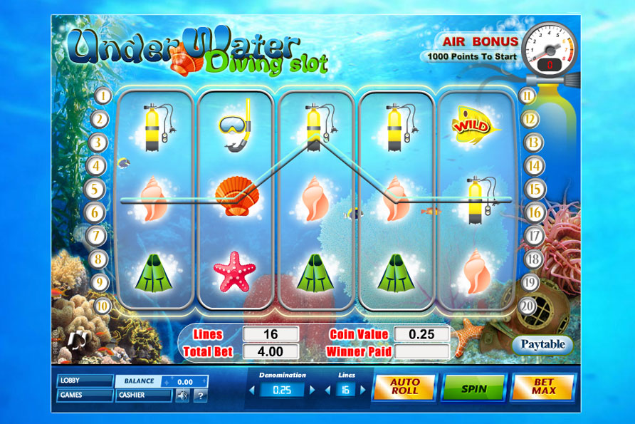 Treasure Diver Slot Machine Online